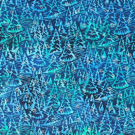 batick metallic forest fabric|Snowscape Artisan Batiks Metallic Lapis Snowy .